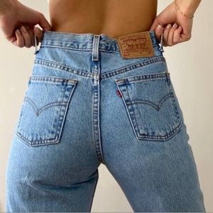 Vintage Levi’s 501 light wash
